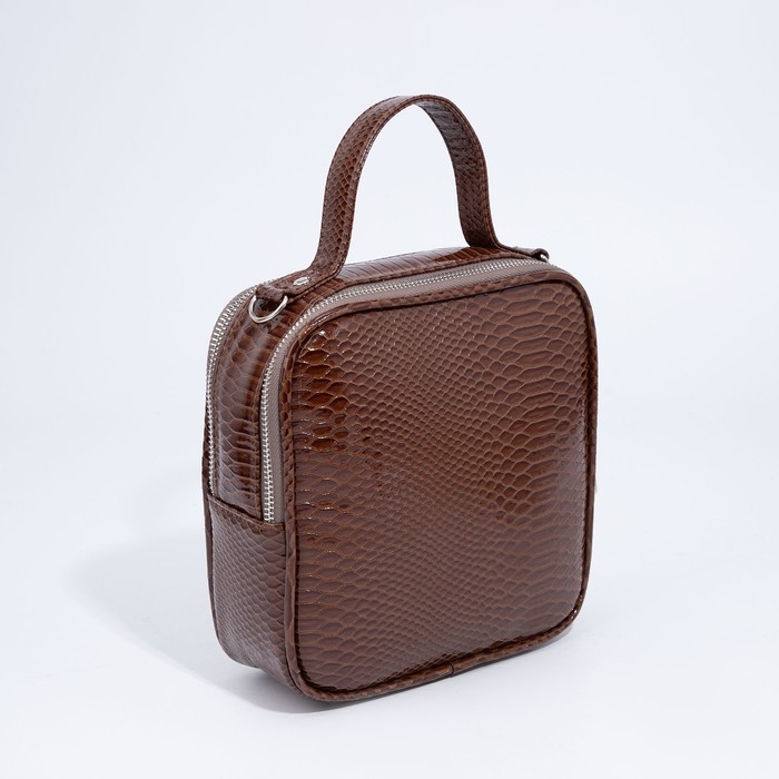 Сумка женская через плечо TEXTURA, маленький размер, цвет коричневый Сумка женская через плечо TEXTURA, маленький размер, цвет коричневый