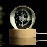 Светильник на Новый Год &laquo;Новогодняя коллекция:Балерина&raquo;, диам. 6 см