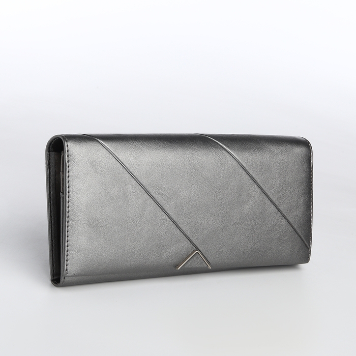 Кошелёк женский на магните, цвет серебряный Кошелёк женский на магните, цвет серебряный