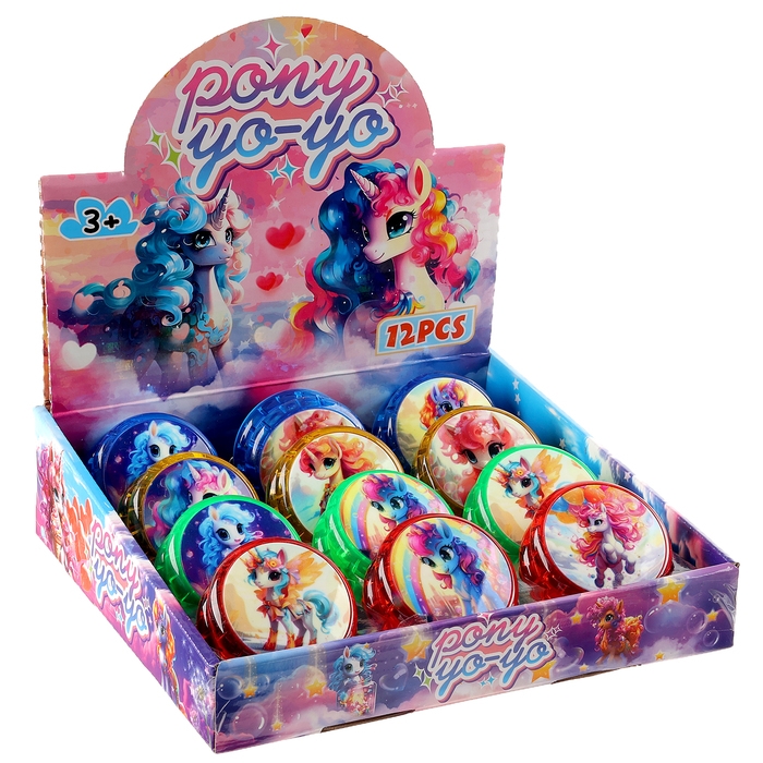 Йо-йо световая Йо-йо световая "Единорожек", МИКС