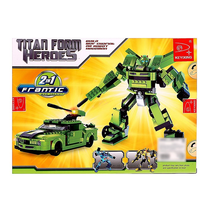 Конструктор &laquo;Трансформер Автобот&raquo;, 2 в 1, 344 детали