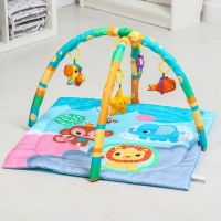 Развивающий коврик с дугами &laquo;Друзья Африки&raquo;, квадратный, 76х76х0,5 см