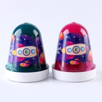 Слайм &laquo;Космос&raquo;, светящийся, с блёстками, капсула 130 гр., ассорти