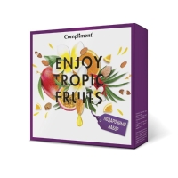 Подарочный набор косметики Compliment Enjoy Tropic Fruits№ 1400: гель для душа, 200 мл, гоммаж для лица, 80 мл Подарочный набор косметики Compliment Enjoy Tropic Fruits№ 1400: гель для душа, 200 мл, гоммаж для лица, 80 мл