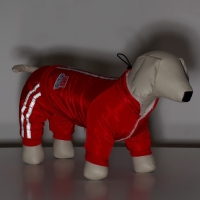 Комбинезон "Спорт" с светоотрожающими полосами, размер S (ДС 25, ОГ 35, ОШ 25см), красный Комбинезон "Спорт" с светоотрожающими полосами, размер S (ДС 25, ОГ 35, ОШ 25см), красный