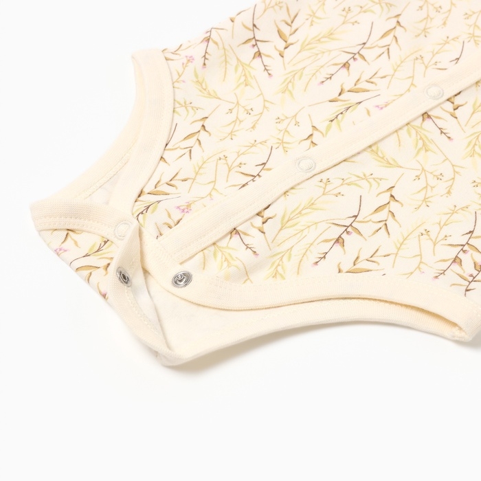 Боди детское с длинным рукавом MINAKU "Nature", рост 80-86 см