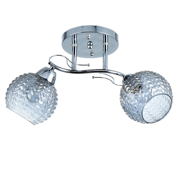 Люстра "Эрион" 2хЕ27 40Вт хром 44х18х24 см BayerLux