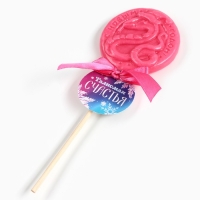 Новый год! Леденец на палочке &laquo;Талисман счастья&raquo;, вкус малина со сливками, 30 г