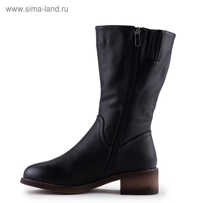 Сапоги женские, цвет чёрный, размер 36