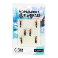 Мормышка Чёртик чёрный, красный глаз + бисер, вес 0.9 г Мормышка Чёртик чёрный, красный глаз + бисер, вес 0.9 г