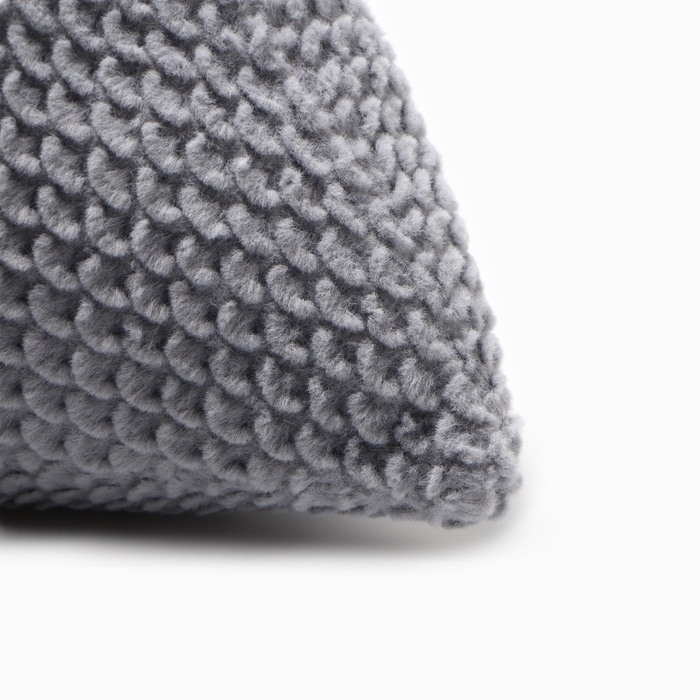 Подушка Этель "Треугольник" d=40 см , цв.серый