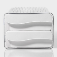 Контейнер для хранения яиц Доляна, 40 ячеек, 27&times;22&times;16 см, цвет белый