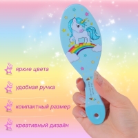 Расчёска массажная, 5,5 × 17,5 см, рисунок МИКС Расчёска массажная, 5,5 × 17,5 см, рисунок МИКС