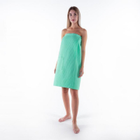 Полотенце банное Этель &laquo;Парео&raquo; с карманом 80*140 см. цв.нежный лайм, 100% хл, вафля 240 г/м2