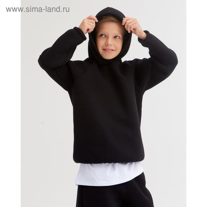 Худи детское MINAKU: Basic Line KIDS, цвет чёрный, рост 110 Худи детское MINAKU: Basic Line KIDS, цвет чёрный, рост 110