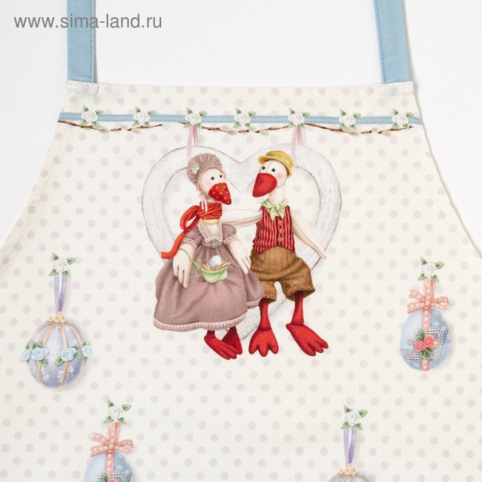 Фартук Этель &laquo;Пасхальные Тильды&raquo; 60х70 см, 100% хлопок, саржа 190 гр/м2