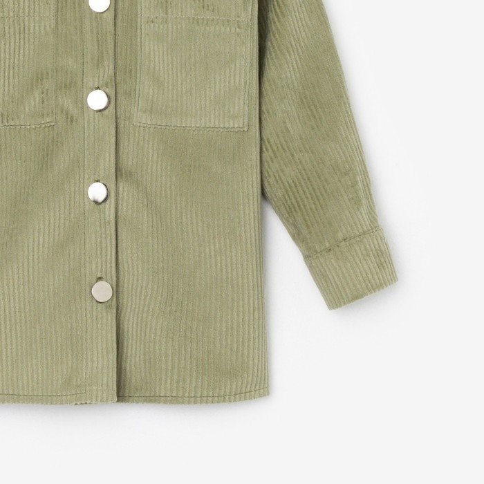 Костюм для девочки KAFTAN "Velvet", размер 32 (110-116), цвет зелёный