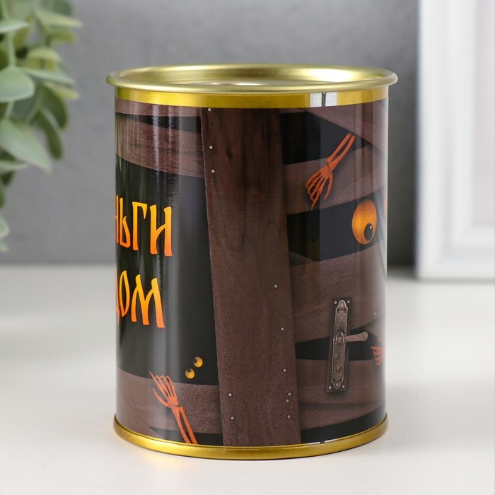 Копилка-банка металл "Деньги в дом"