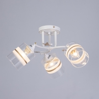 Люстра "Мия" 3х60Вт Е27 Белый, золото 52х18х24см Люстра "Мия" 3х60Вт Е27 Белый, золото 52х18х24см