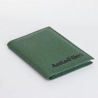 Обложка для автодокументов, цвет зелёный