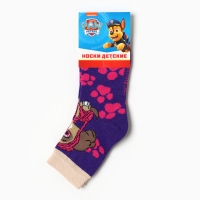 Щенячий патруль. Носки детские PAW PATROL "Скай" лапки18-20 см, 7-9 лет, 80% хл.,17% п/а, 3% эл.