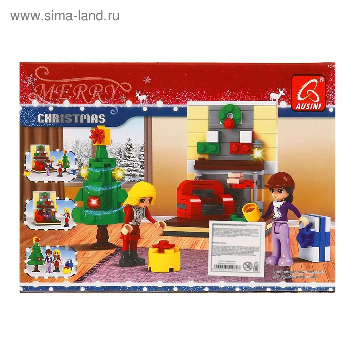 Конструктор новый год «Гостиная», 158 деталей Конструктор новый год «Гостиная», 158 деталей