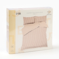 Постельное бельё Этель 2 сп Cell 180х215 см, 200х225 см, 50х70&plusmn; 3 см-2 шт, новосатин