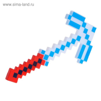 Кирка «Крафт», световые и звуковые эффекты, работает от батареек, цвета МИКС Кирка «Крафт», световые и звуковые эффекты, работает от батареек, цвета МИКС