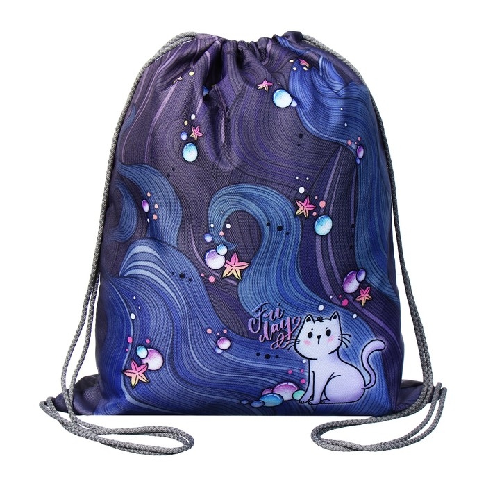 Мешок для обуви 430 х 340 мм, Stavia (плотность 600D с водоотталкивающей ПУ-пропиткой) Мешок для обуви 430 х 340 мм, Stavia (плотность 600D с водоотталкивающей ПУ-пропиткой) "Котик"