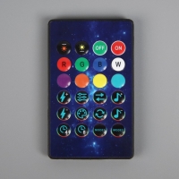 Умная гирлянда &laquo;Нить&raquo; 5 м роса с насадками &laquo;Сердечки&raquo;, IP20, серебристая нить, 50 LED, пульт ДУ, приложение, свечение RGB, USB