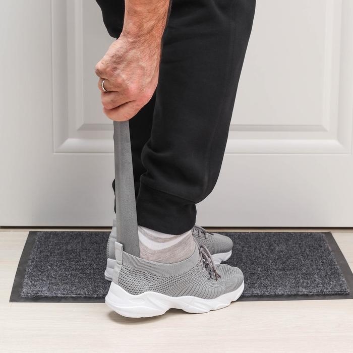 Ложка для обуви Solomon, 30 см, толщина 1 мм, металл, цвет МИКС Ложка для обуви Solomon, 30 см, толщина 1 мм, металл, цвет МИКС