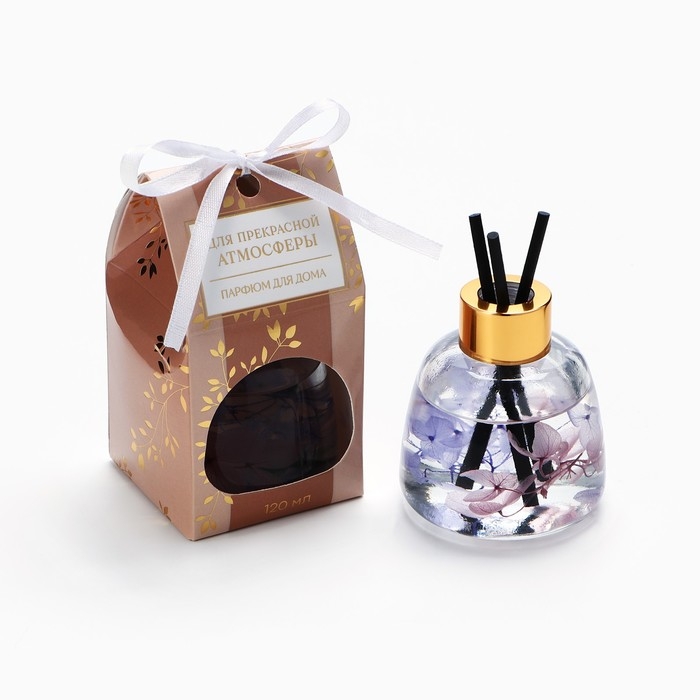 Диффузор ароматический палочки, ароматизатор для дома &laquo;Аромадиффузор: Прекрасная атмосфера&raquo;, лаванда, 120 мл.