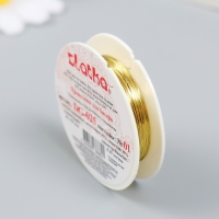 Проволока для бисера "Gamma" d 0.25 мм 10 м ± 0.5 м №01 Проволока для бисера "Gamma" d 0.25 мм 10 м ± 0.5 м №01