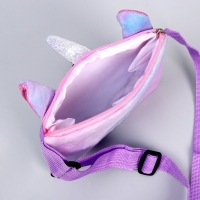 Сумка детская &laquo;Плюшевый единорог&raquo;, 17х13х3 см