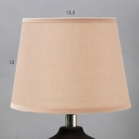 Лампа настольная 16412/1 E14 40Вт кофе 20х20х30 см RISALUX