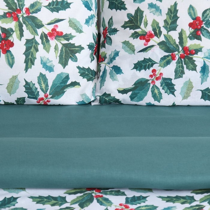 Постельное бельё &laquo;Этель&raquo; 2 сп Winter berries 175х215 см, 200х220 см,70х70 см -2 шт, поплин