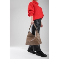 Сумка-мешок, отдел на молнии, наружный карман, цвет коричневый Сумка-мешок, отдел на молнии, наружный карман, цвет коричневый