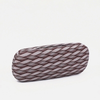 Футляр для очков на хлопушке, длина 16 см, цвет коричневый Футляр для очков на хлопушке, длина 16 см, цвет коричневый