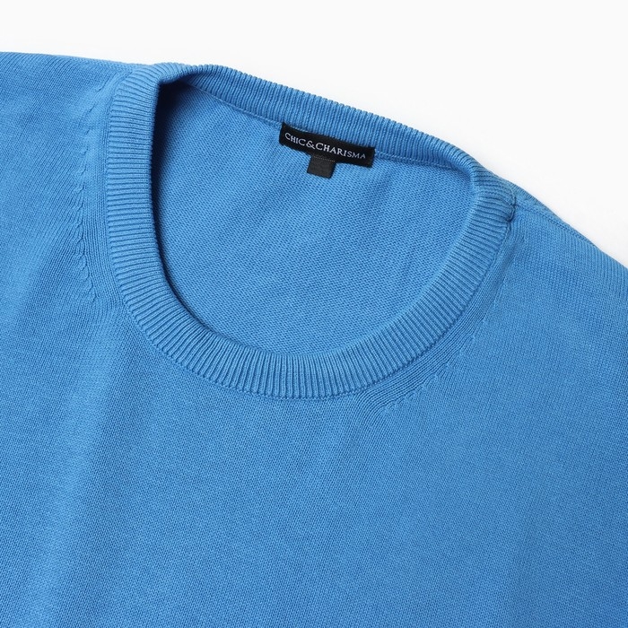 Джемпер мужской, цвет голубой, размер 48 (L) Джемпер мужской, цвет голубой, размер 48 (L)