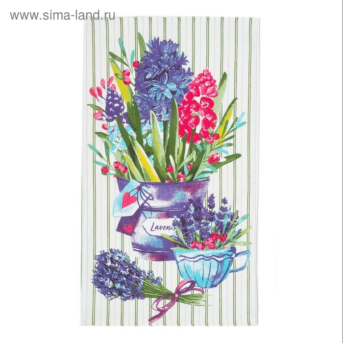 Полотенце кухонное &laquo;Цветочная радость&raquo; 35х60 см