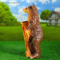 Садовая фигура "Медведь Welcome" 22х22х50см Садовая фигура "Медведь Welcome" 22х22х50см