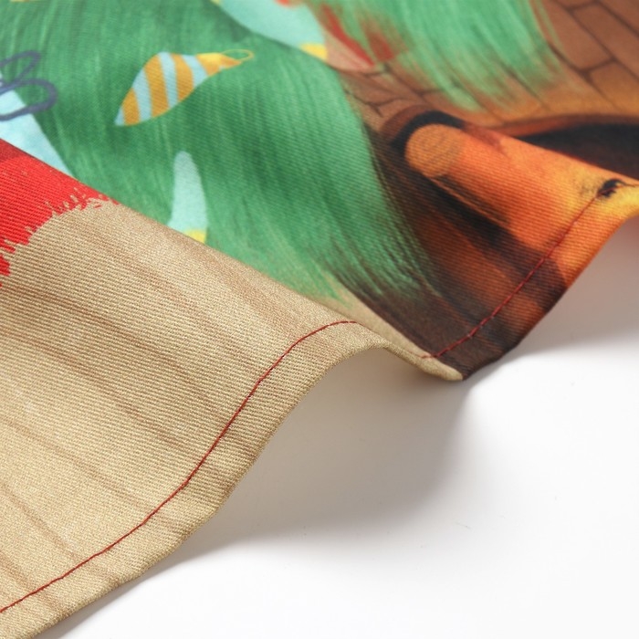 Новый год. Символ года. Змея. Кухонное полотенце Этель "Новогодний подарок" 40х70 см, 100% хл, саржа 190 г/м2