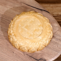 Корзинка плетёная, из бамбука 25х25х8 см