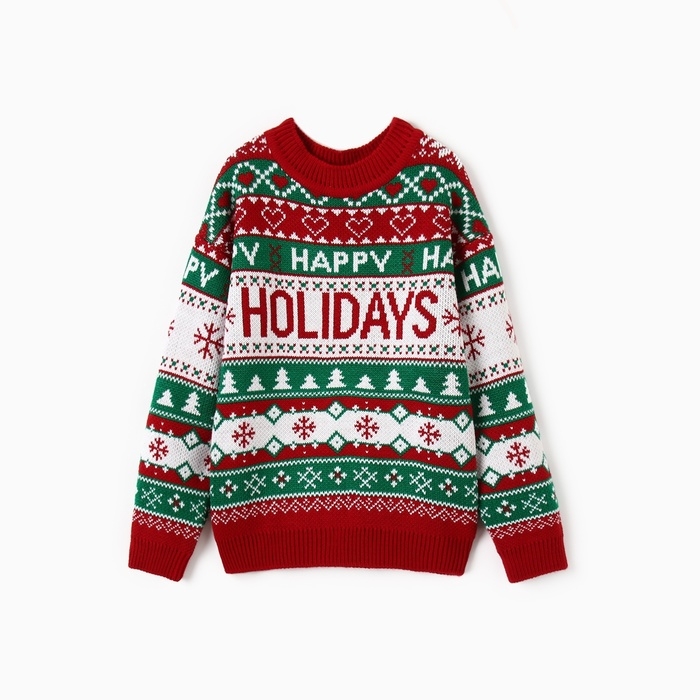 Джемпер вязаный детский KAFTAN Holidays размер 32, (110-116 см)