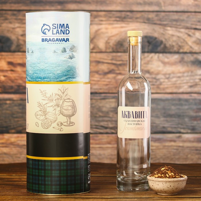 Набор для приготовления настойки &laquo;Аквавита&raquo;: набор трав и специй 20 г., бутылка 500 мл., инструкция