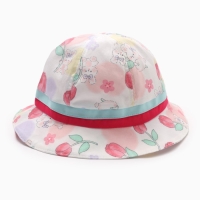 Панама детская "Тюльпаны" MINAKU, цв,розовый , р-р 50 Панама детская "Тюльпаны" MINAKU, цв,розовый , р-р 50