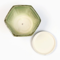 Набор горшков 3 шт. "Бансайка" зеленый: 6л, 2,3л, 1л Набор горшков 3 шт. "Бансайка" зеленый: 6л, 2,3л, 1л