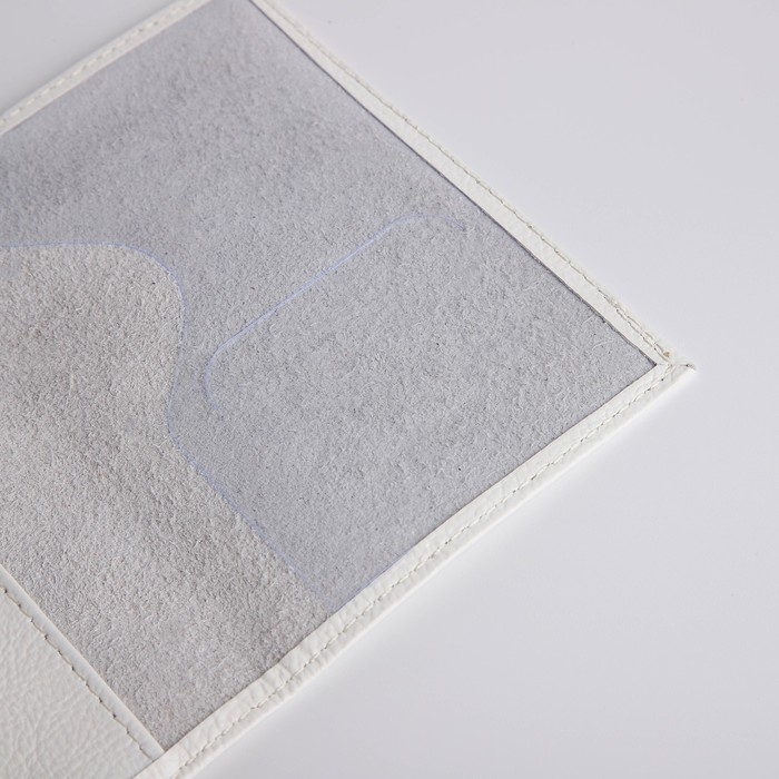 Обложка для паспорта, цвет белый