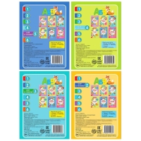 Набор книг &laquo;Учимся читать&raquo;, 4 шт., 24 стр.