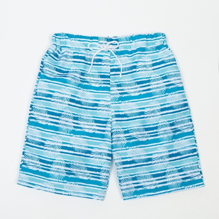 Плавки-шорты для мальчика, цвет бирюзовый, рост 128 см Плавки-шорты для мальчика, цвет бирюзовый, рост 128 см